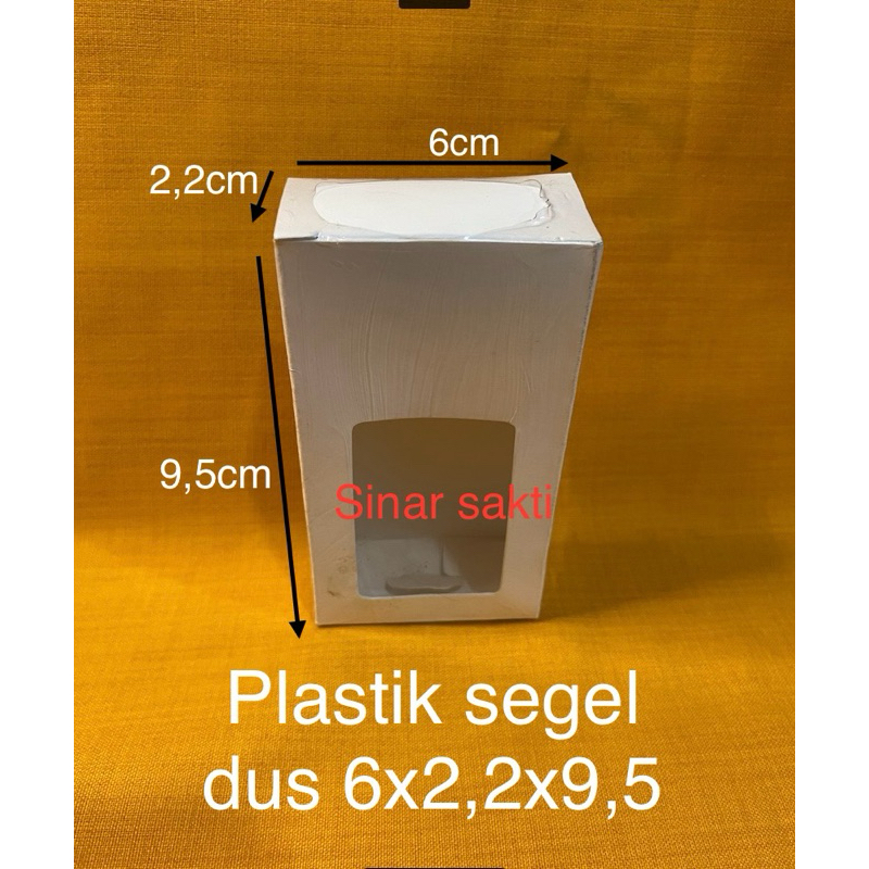 

plastik segel dus uk 2,2x6x9,5 shrink segel dus (isi50)