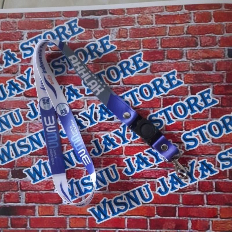 

lanyard tali idcard layer ASDP AKHLAK terbaru termurah