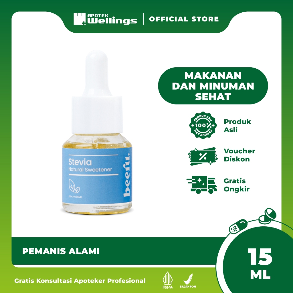 

Beeru Stevia Sweetener Pemanis Alami 15ml