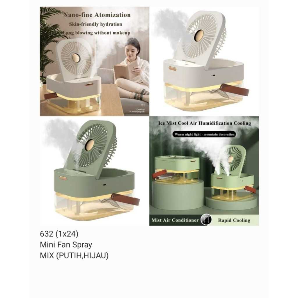 TJ-805 Kipas angin Ac lubang ganda Kipas model ac Mini Air cooler Fan Portable
