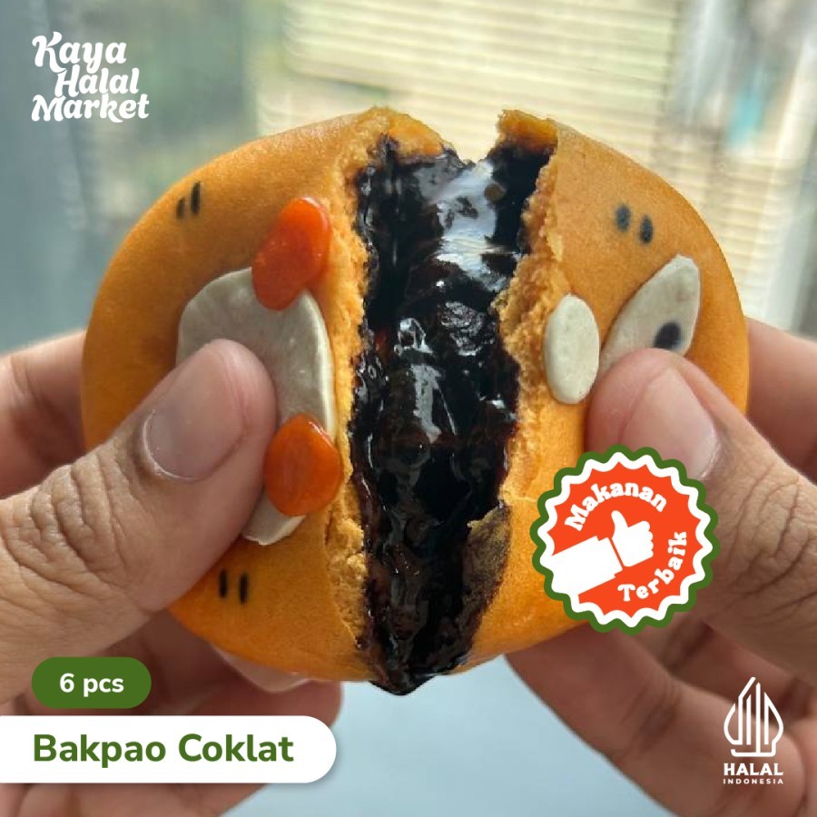 

Bakpao Karakter isi Cokelat Frozen 6pcs Kaya Halal Market