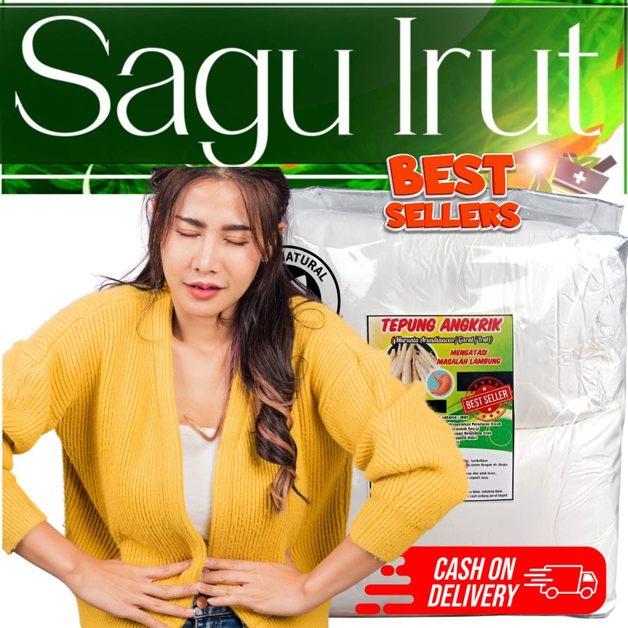 

pati irut tepung asam lambung pati garut asli organik