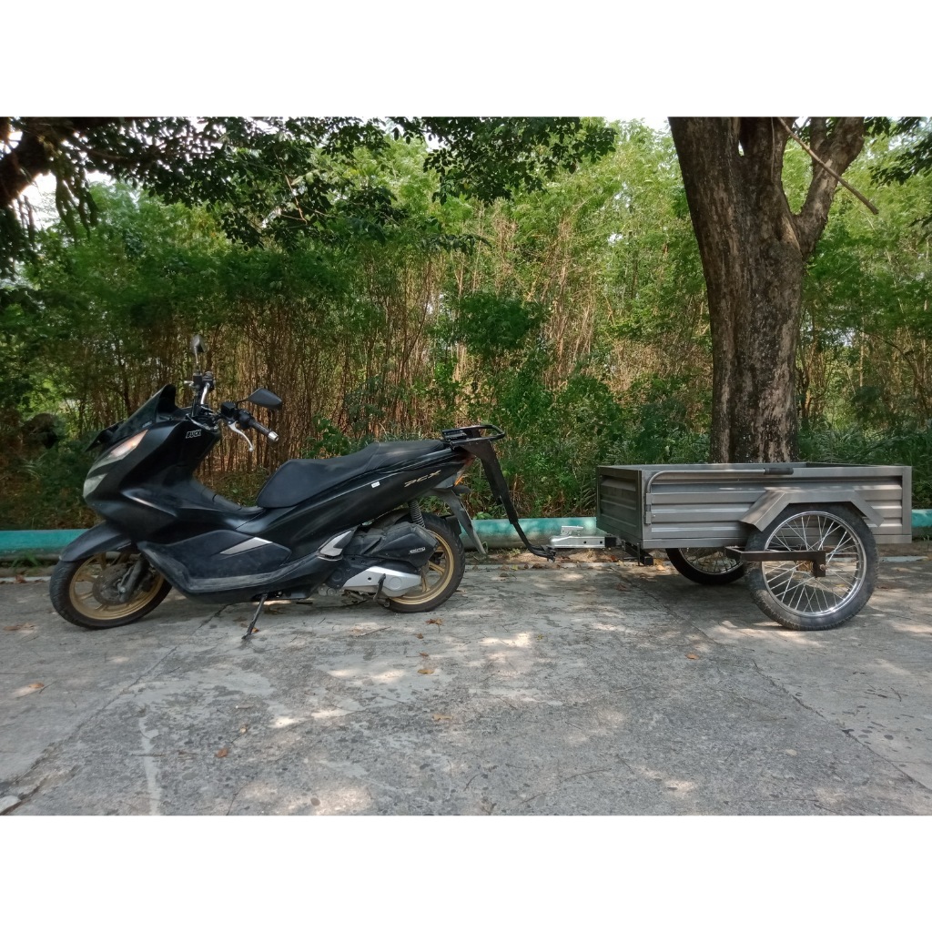 gerobak ditarik motor ToG untuk bawa barang tipe M standart bisa angkut 250 kilo