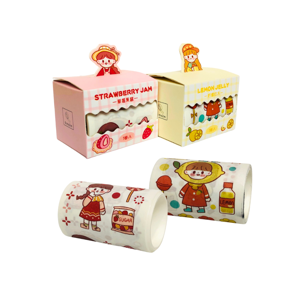 

Washi Tape Impor Fruit Drink MX-1212 Sticker Tape Motif Fruit Masking Tape Dekorasi Lucu Uk.(6cmx2m) - Satuan