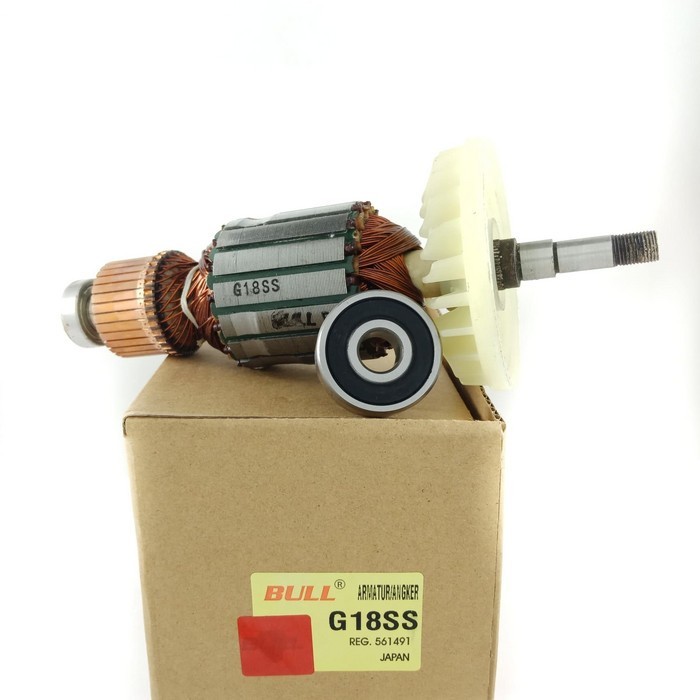 BULL ARMATURE ANGKER G18SS FOR MESIN GERINDA 7" INCHI HITACHI G 18SS