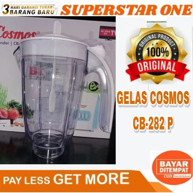 gelas juice blender cosmos cb-282 p, CB-282 P gelas jus blender cosmos CB-282 P