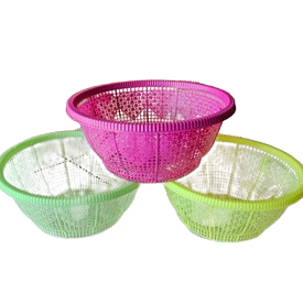 12 Pcs Wakul Plastik / Wakul Hajatan Lusinan Murah / Bakul Nasi Plastik Besek Cinta