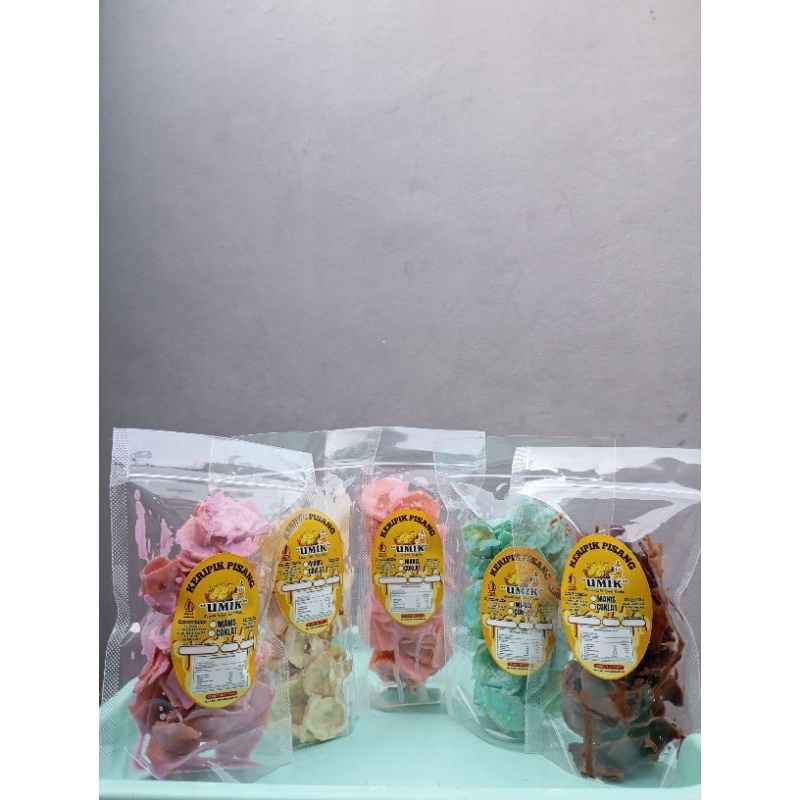 

KERIPIK PISANG UMIK RASA COKLAT KEMASAN 70gram