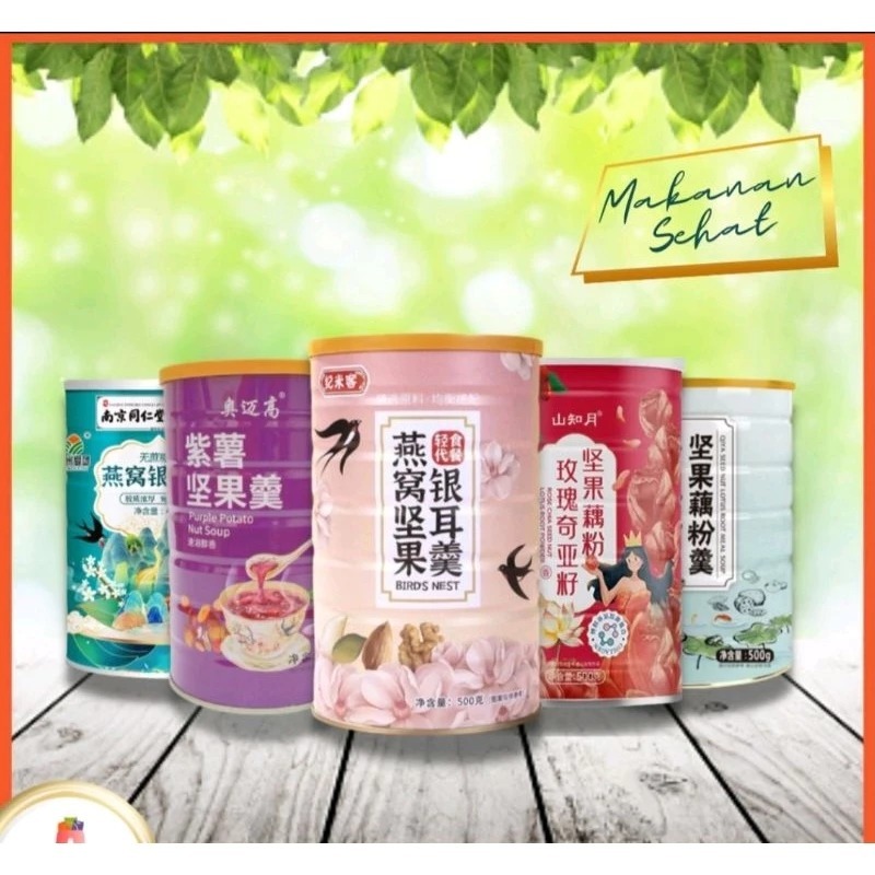 

[ HALAL ] Oufen Lotus Root | Bubur Akar Teratai Berbagai Varian Rasa 500g