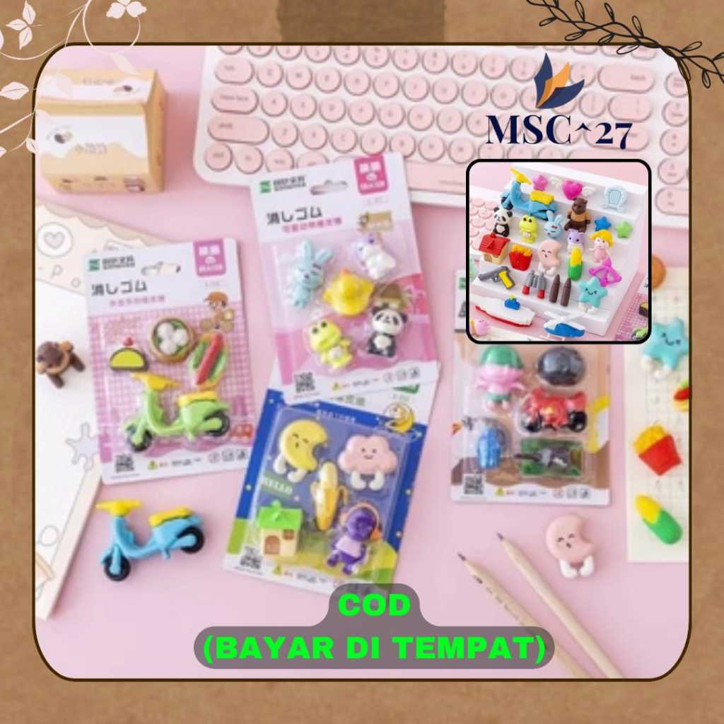 

Penghapus Pensil Set Karakter Lucu Penghapus Set Banyak Motif Lucu