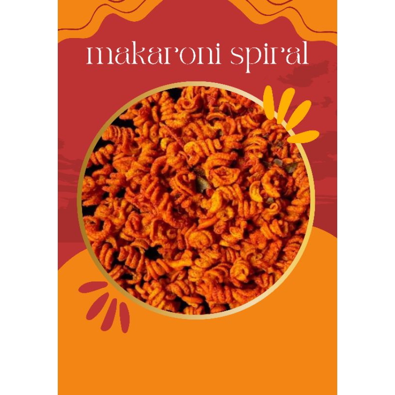 

Makaroni spiral/Makanan Ringan/Pouch/Renyah