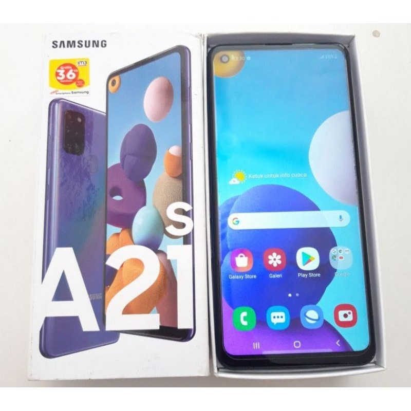 HP SAMSUNG GALAXY A 21S RAM 3/32 GB BLUE