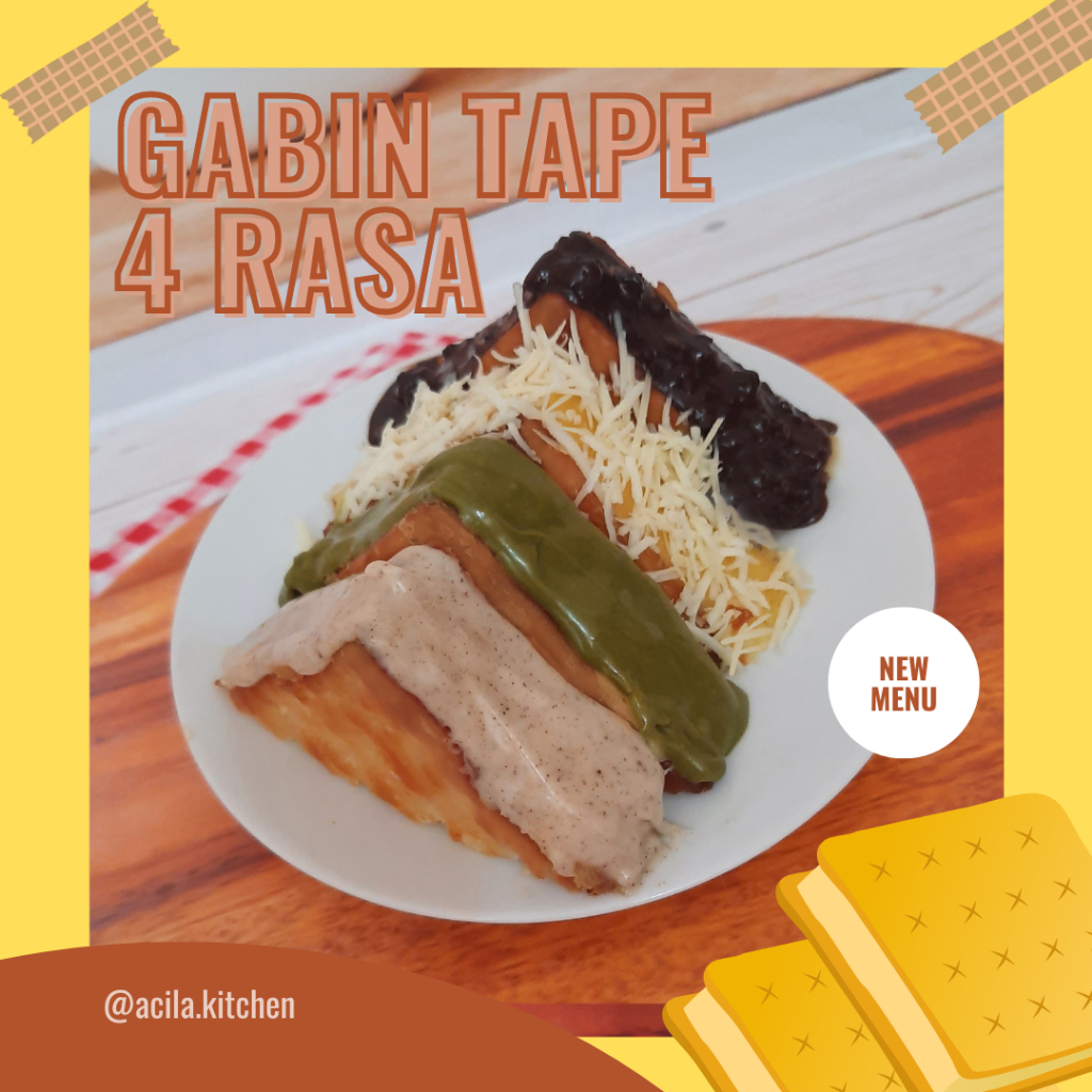 

Gabin Tape Susu 4 Rasa (PO Sehari)