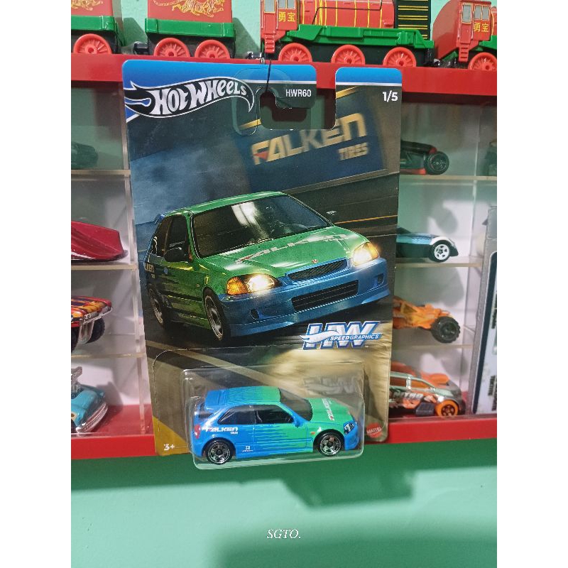 Hot wheels Honda Civic EK 9 dll.