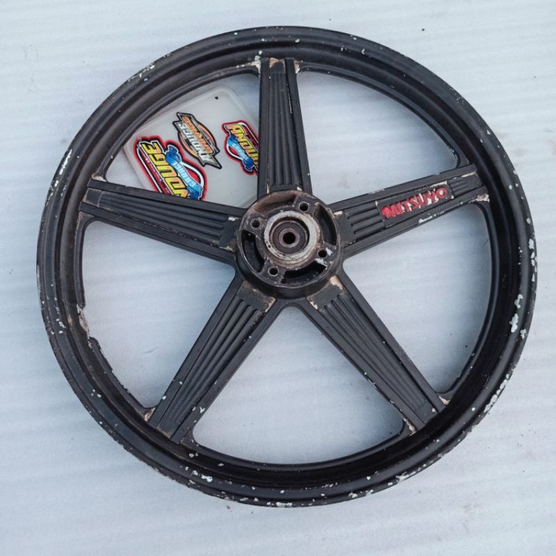 velg pelek pelk palang bintang cast wheel ring 17 mitsuyo palang 5 depan subsitusi Suzuki