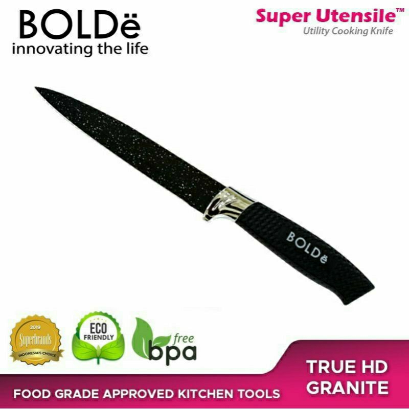 #MAU# Bolde Super Knives Granito Utility Knife Pisau Dapur Bolde Granit Granite Coating Tajam