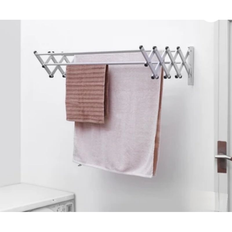 JEMURAN KAIN DINDING LIPAT ALUMINIUM MAX 18 KG