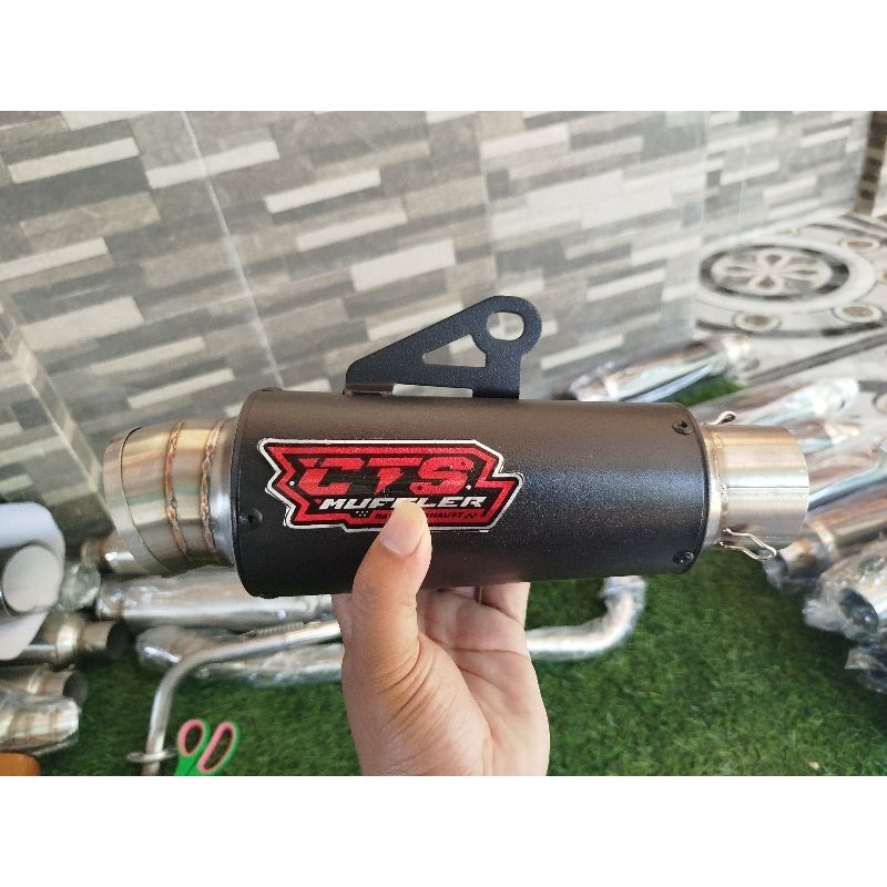 KNALPOT RACING CTS BLACK COUTING SLENCER KNALPOT RACING CTS DRAG KNALPOT RACING CTS BLACK COUTING HI