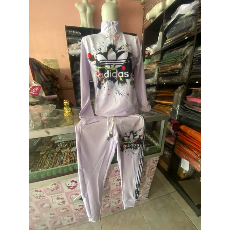 Setelan baju senam SXB(atasan baru 1x pakai) Celana joger baru size M