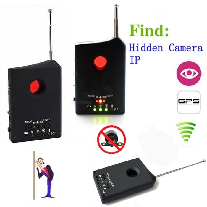 Alat Pelacak Anti Spy Camera Deteksi Sinyal Frekuensi Hp GPS Anti Sadap 1MHz - 6.5GHz + Cari HP Hila