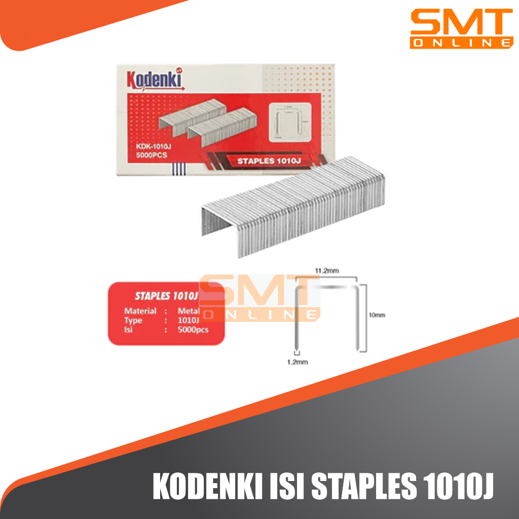 

KODENKI 1010 J Isi Stapler 10 mm - Staples Paku Tembak Model U 1010J