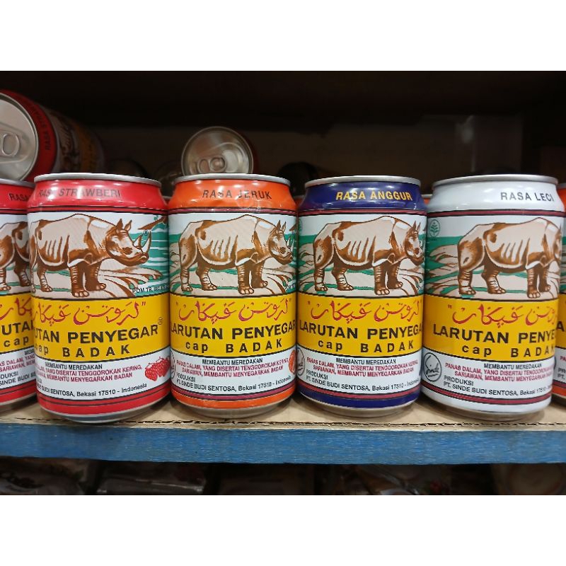 

Larutan Penyegar Cap Badak Kaleng 320 Ml