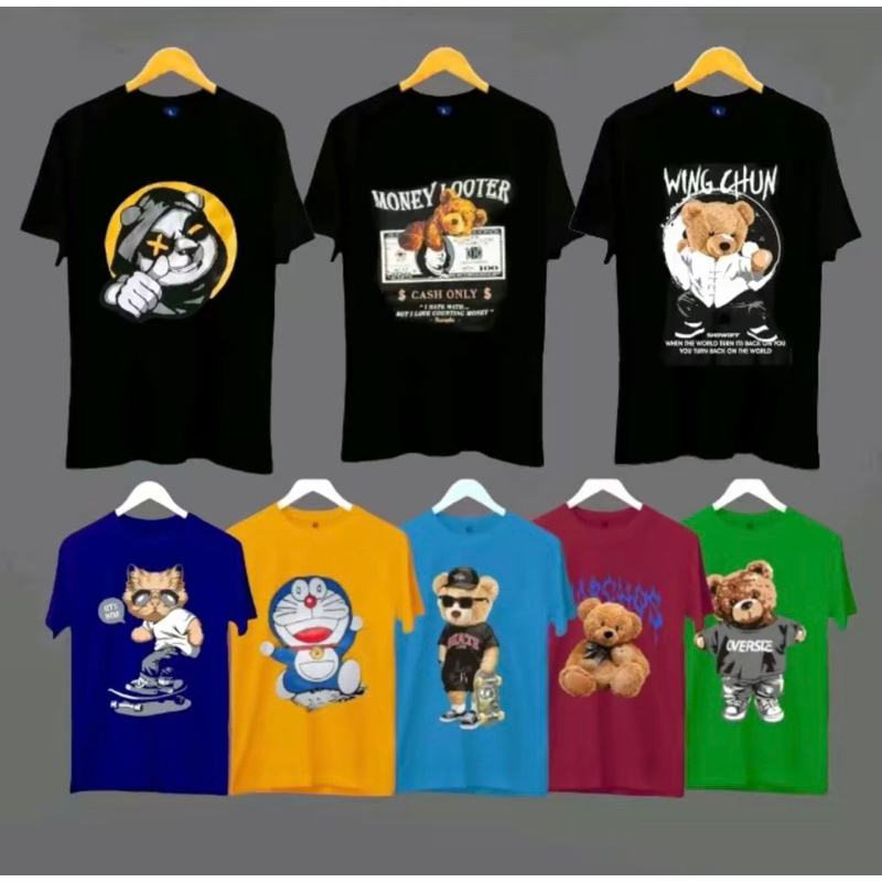 PROMO PAKET HEMAT ISI 3 PCS KAOS DISTRO 45RB KAOS MOTIF DISTRO DEWASA BISA UNTUK PRIA WANITA Kaos Sa