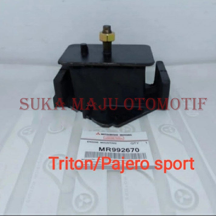 engine mounting karet bangku dudukan mesin depan triton pajero sport