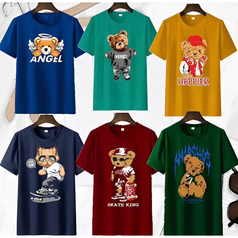 PROMO PAKET HEMAT ISI 3 PCS KAOS 45RB KAOS MOTIF DISTRO DEWASA BISA UNTUK PRIA WANITA Kaos Samurai T