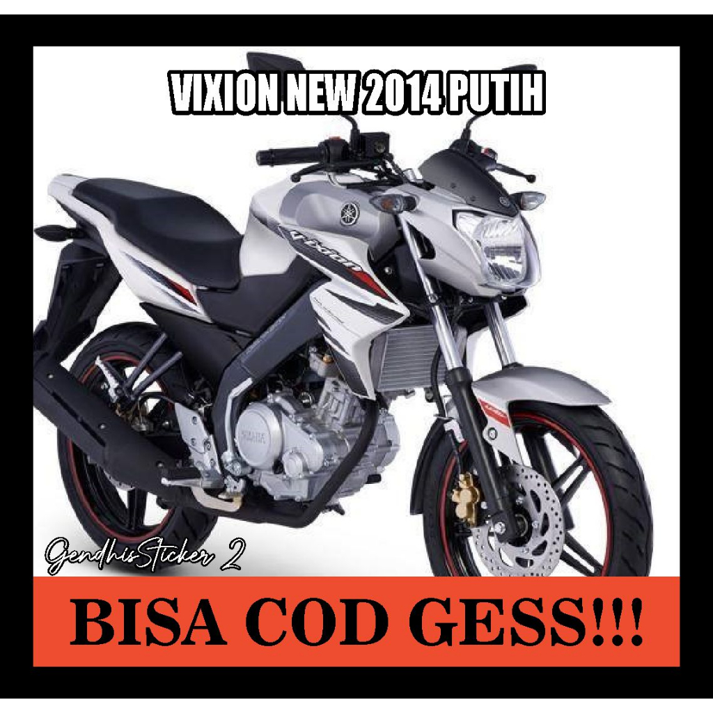 striping yamaha vixion new 2014 putih