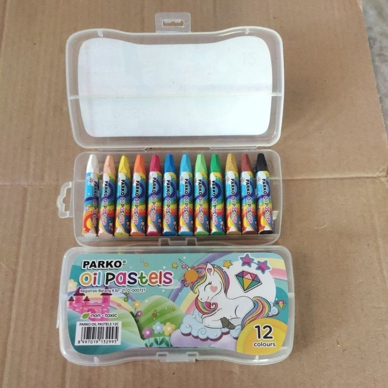 

crayon pulas pastel mewarnai 12 warna