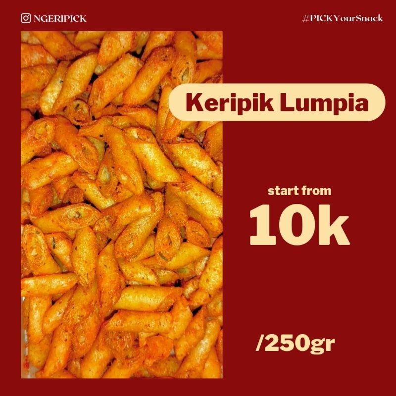 

Keripik Lumpia Pedas Bandung