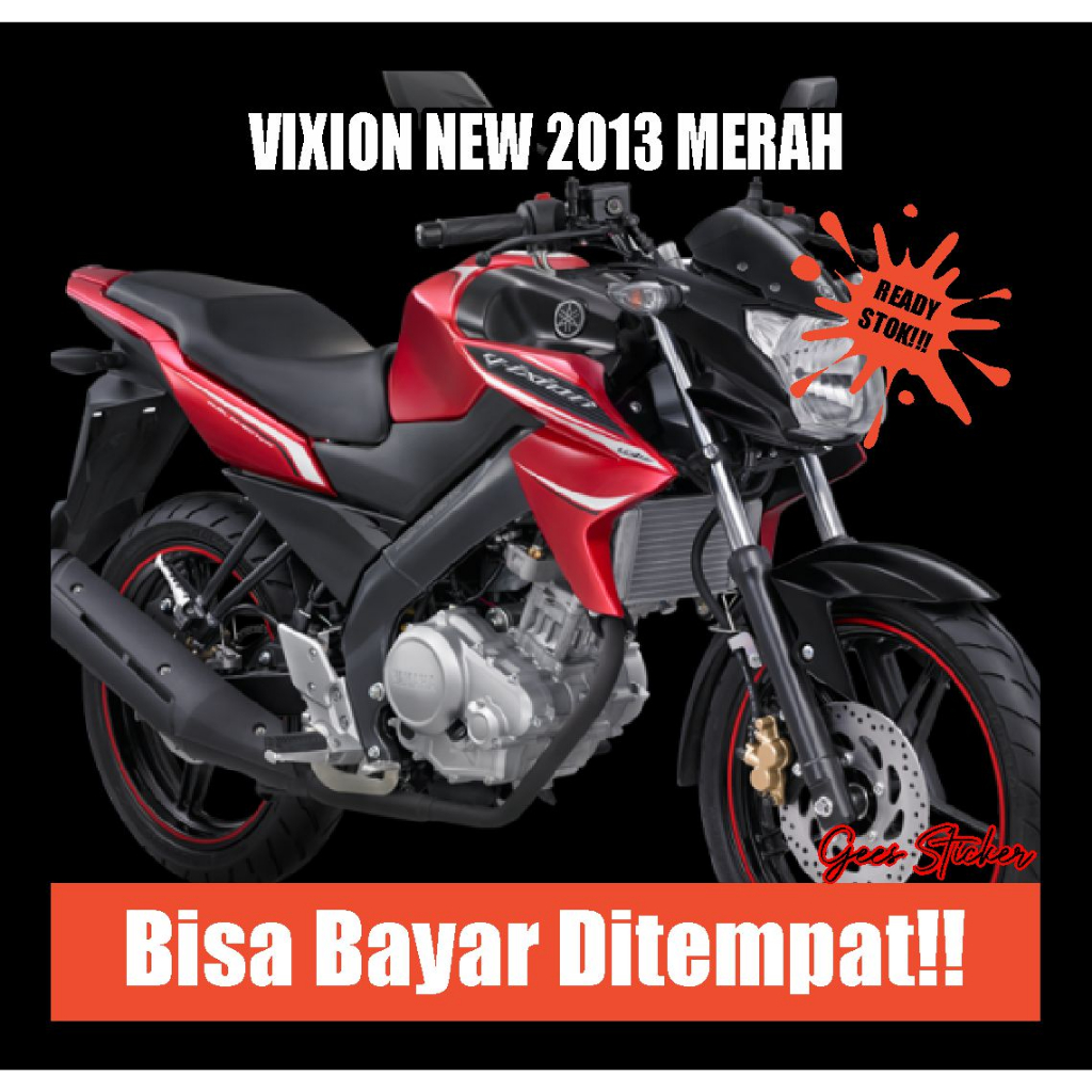 striping vixion new 2013 merah
