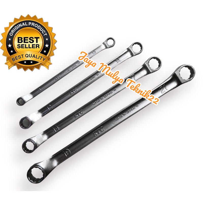 PAKET Kunci ring KTC 4 pcs / Kunci ring KTC Japan original / Alat bengkel