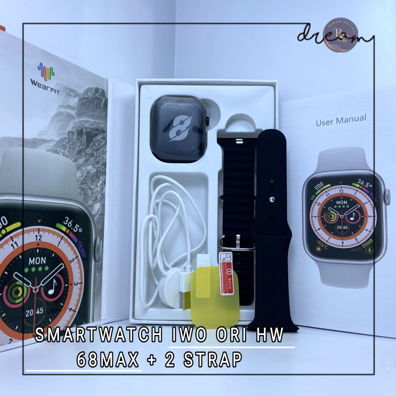 ORI IWO HW68 MAX HW 68 Mini Smart Watch Serise 8 PRO Watch NFC /Games / Compass