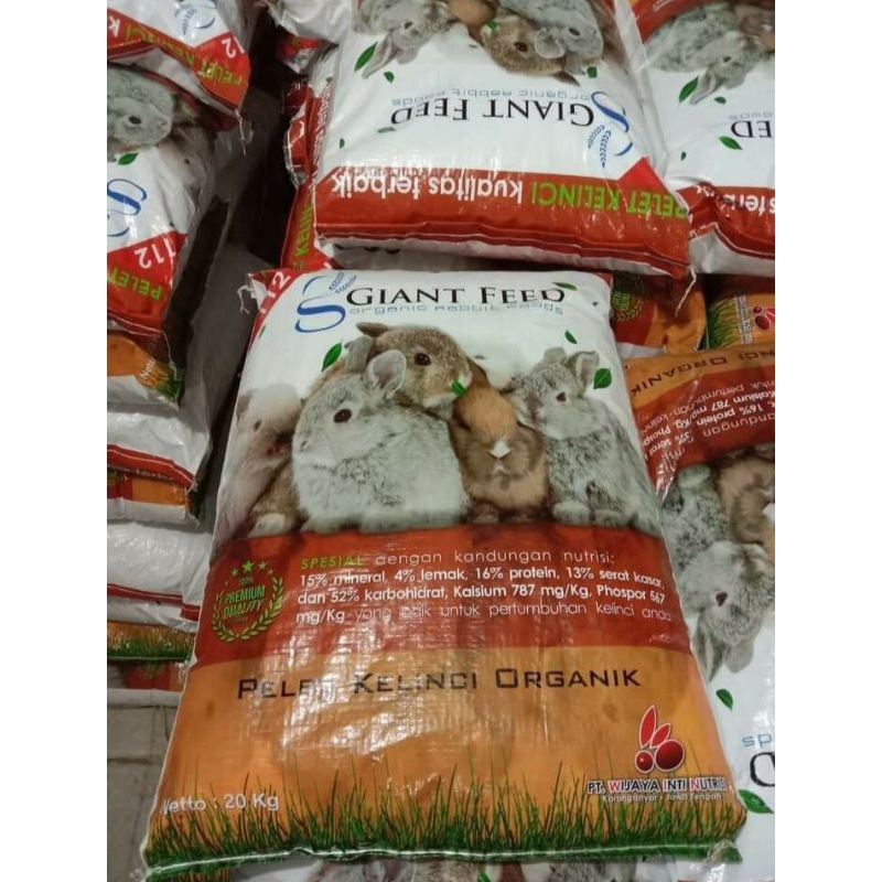 Pelet kelinci Giant Feed 1karung 20kg
