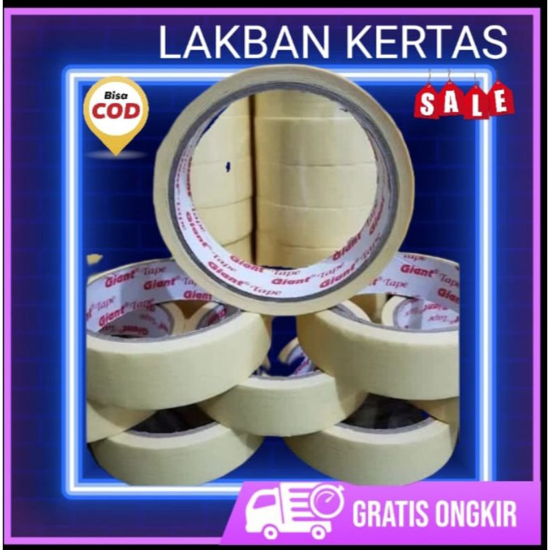 

masking tape 1 inch/ lakban kertas /solatip kertas / solasi