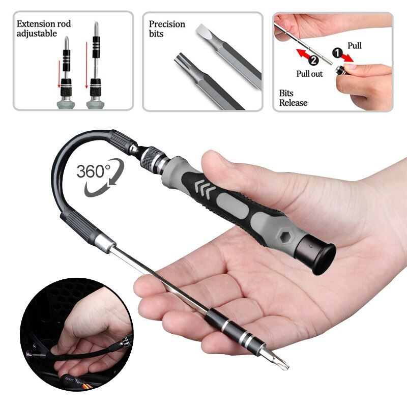 Obeng Set Lengkap 115 In 1 Set Obeng Super Lengkap Multifungsi Obeng Service Hp Laptop Reparasi