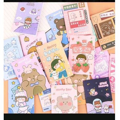 

```NOTEBOOK MINI - BUKU TULIS MINI MOTIF TEDDY BEAR HOMEMADE```