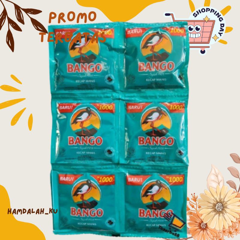 

Bango kecap manis renceng ecer 1000 kecil