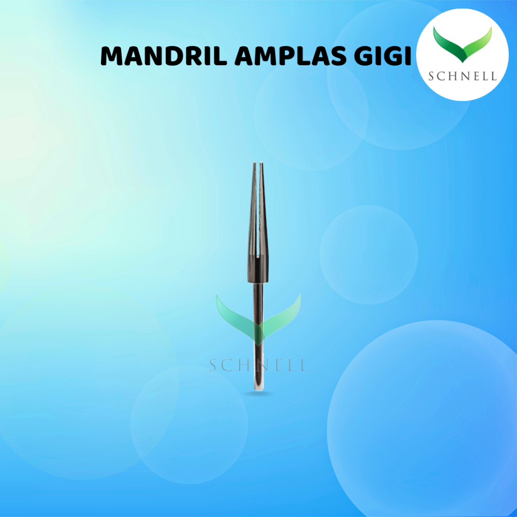 FALCON NS30 Mandrel Mandril Split Jepit Slotted - Kertas Amplas Poles Gigi Palsu Dental Laboratorium