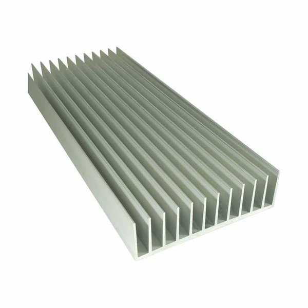 Pendingin power amplifier panjang 20 cm type 12 sirip sangat Tebal Heatsink hetsing aluminium
