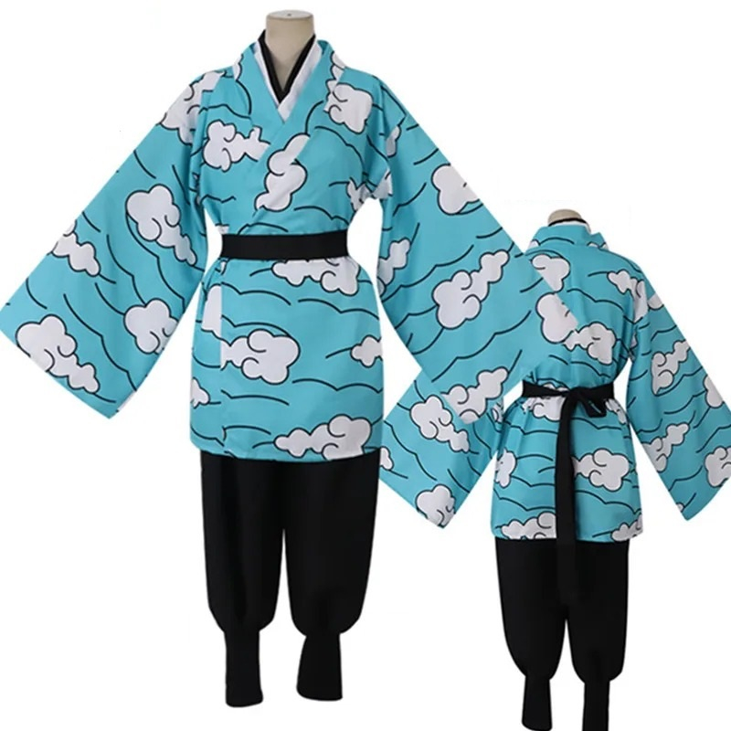 Haori Baju Kimono Cosplay Anime Demon Slayer Kimetsu Urokodaki