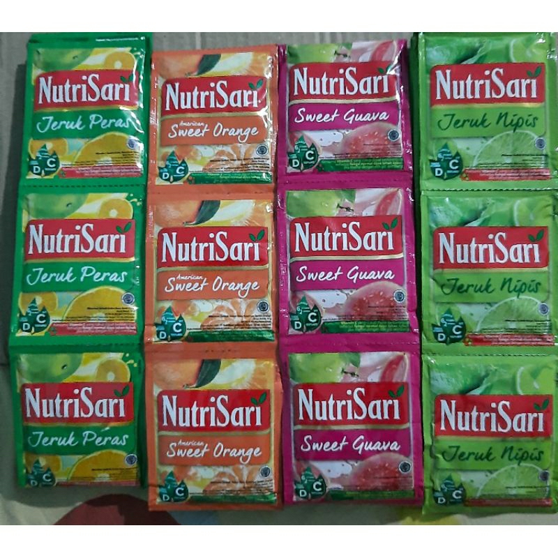

Nutrisari kaya Vit.C berbagai varian 1Renteng/10pcs