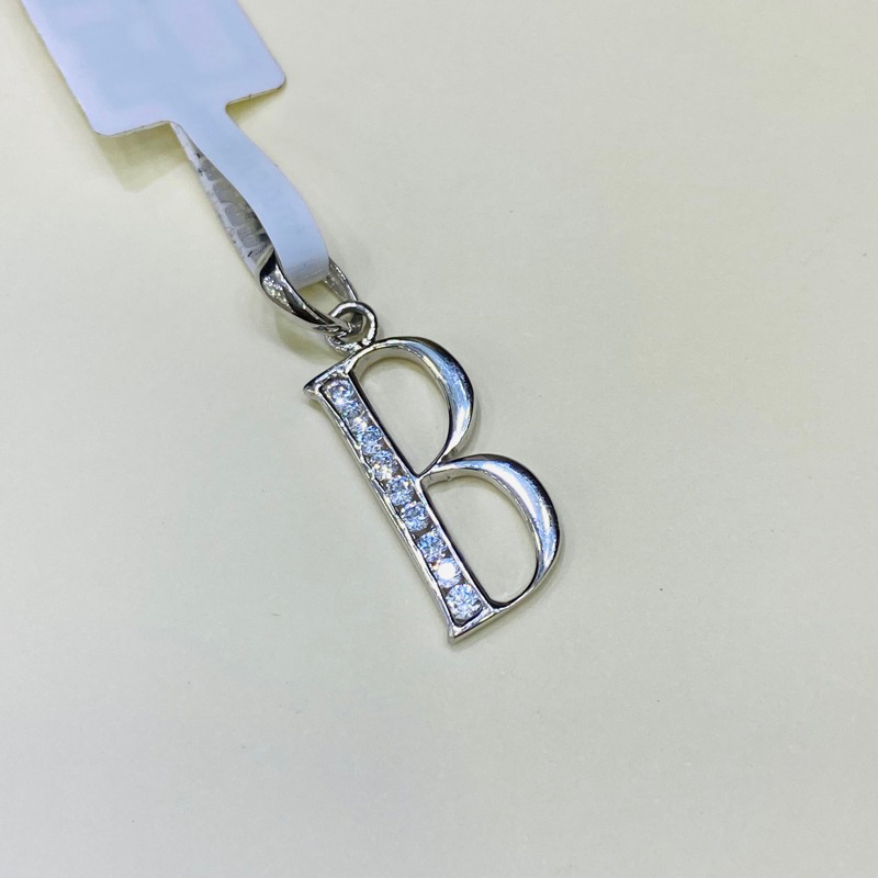 liontin inisial  B emas 750%