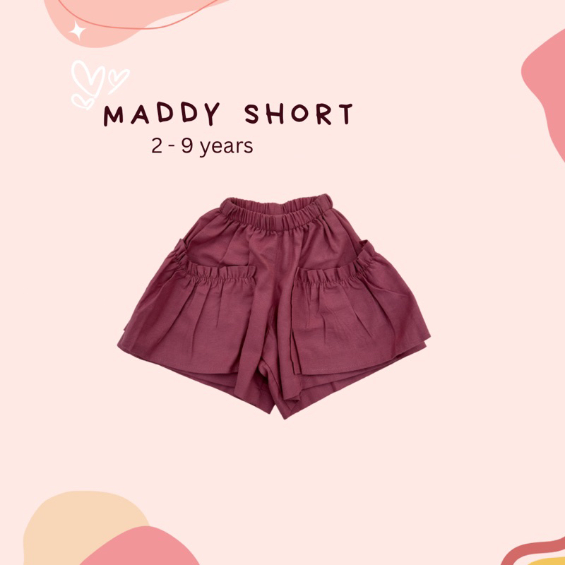 MADDY SHORT | Short anak perempuan | anak perempuan | celana anak perempuan | celana pendek anak | c