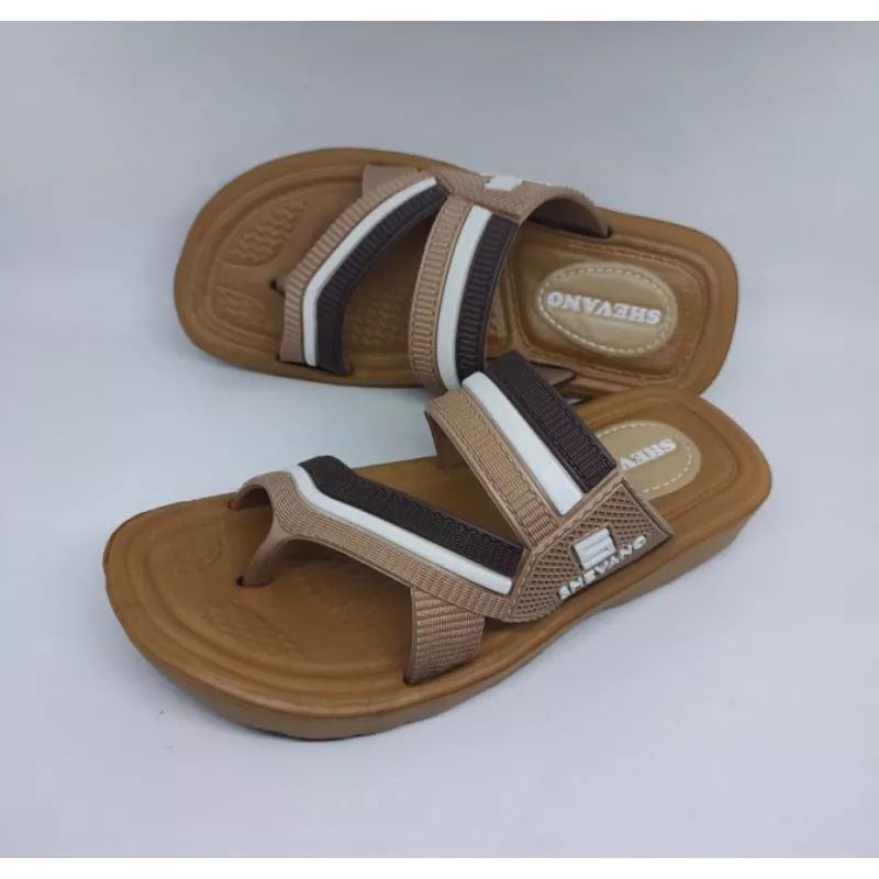 Sandal Slop Sendal Selop Cowok Pria Dewasa Jumbo 33-44 Shevano murah terbaru kekinian kualitas import s556