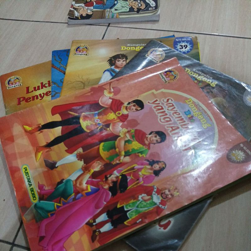 buku majalah anak kumpulan dongeng Bobo bekas original