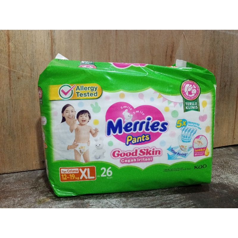 popok merries uk XL isi 26