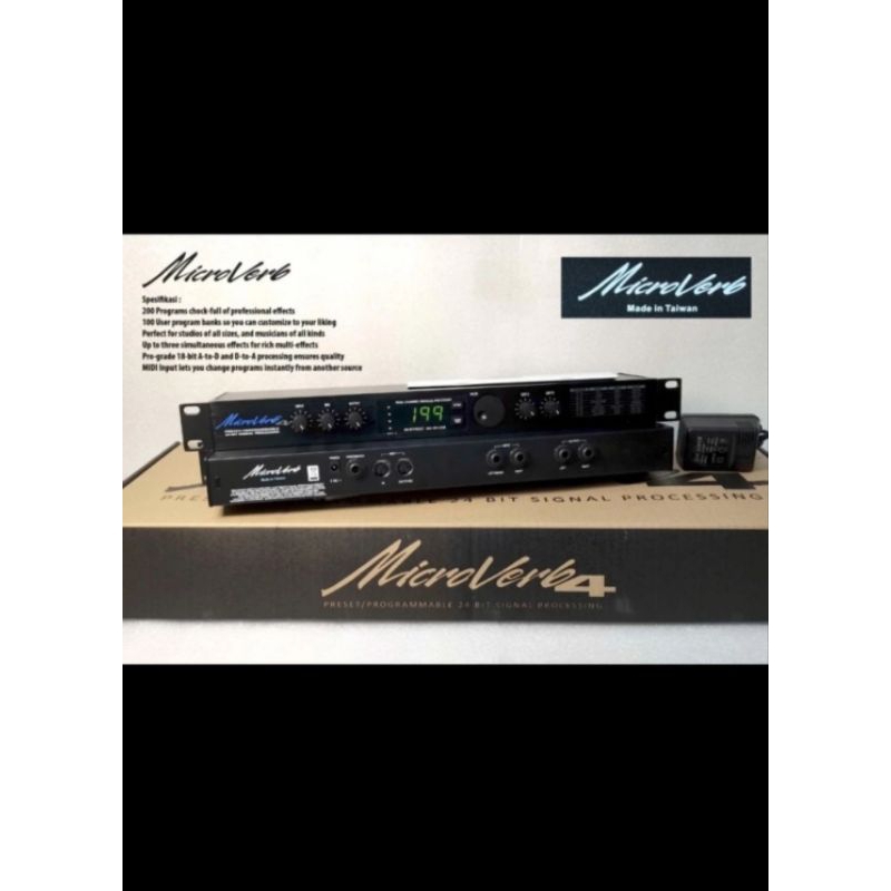 Efek vokal alesis Microverb 4 made in Taiwan kuping besi Grade A
